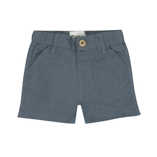 Dirkje Shorts Steel Blue Comfort — detailfoto 2