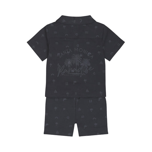 Dirkje Navy Jogging Set — detailfoto 2