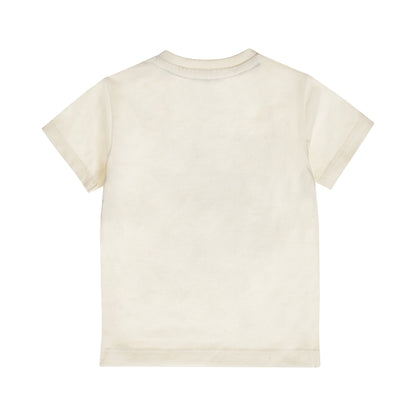Dirkje Off White Cotton T-Shirt — detailfoto 2