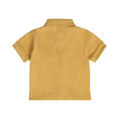 Dirkje Camel Kamerjas-Shirt — detailfoto 2