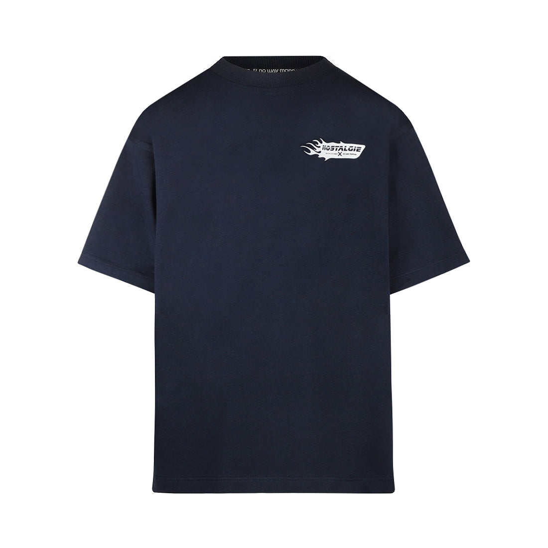 No Way Monday Dressblues Fitloos T-shirt — detailfoto 5