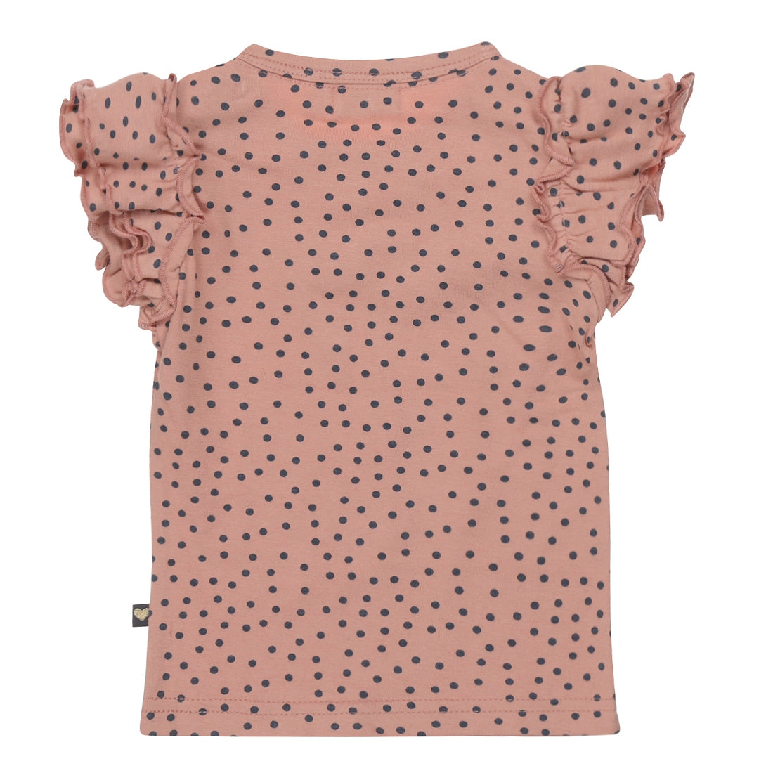 Dirkje Old Pink Soft T-shirt — detailfoto 2