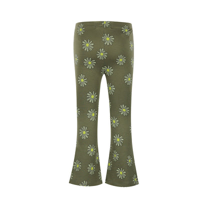 Koko Noko Meisjes Legging - Legergroen — detailfoto 2