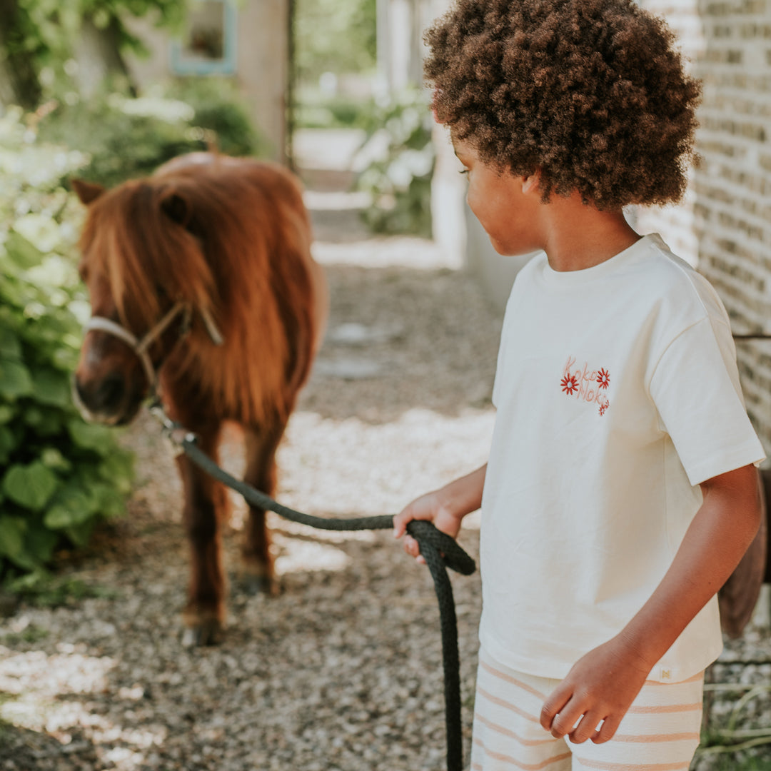 Koko Noko T-shirt, loose fit Off white — detailfoto 2