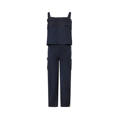 Koko Noko Trousers wide leg Peach — detailfoto 2