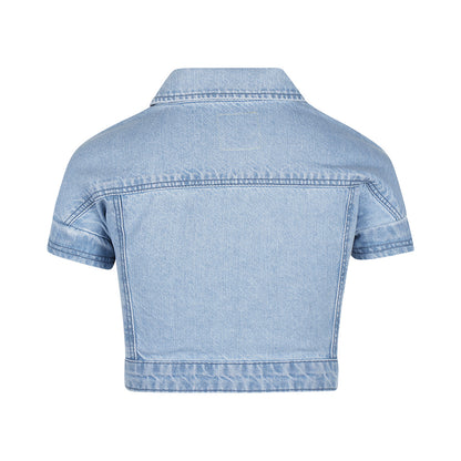 Koko Noko Jeans jacket ss Blue jeans — detailfoto 2