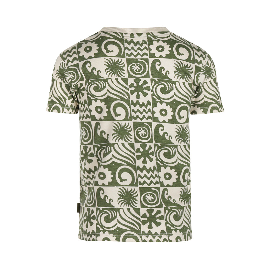 Koko Noko T-shirt Olive — detailfoto 3