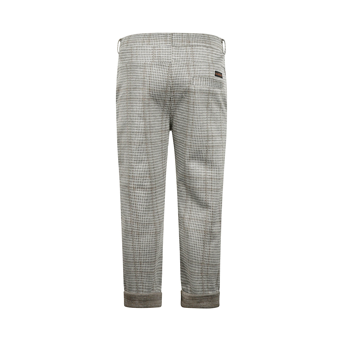 Koko Noko Jongens Geruite broek - Sand — detailfoto 3