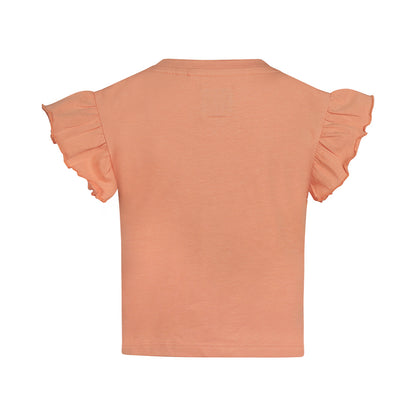 Koko Noko T-shirt, loose fit Blushed terra — detailfoto 3