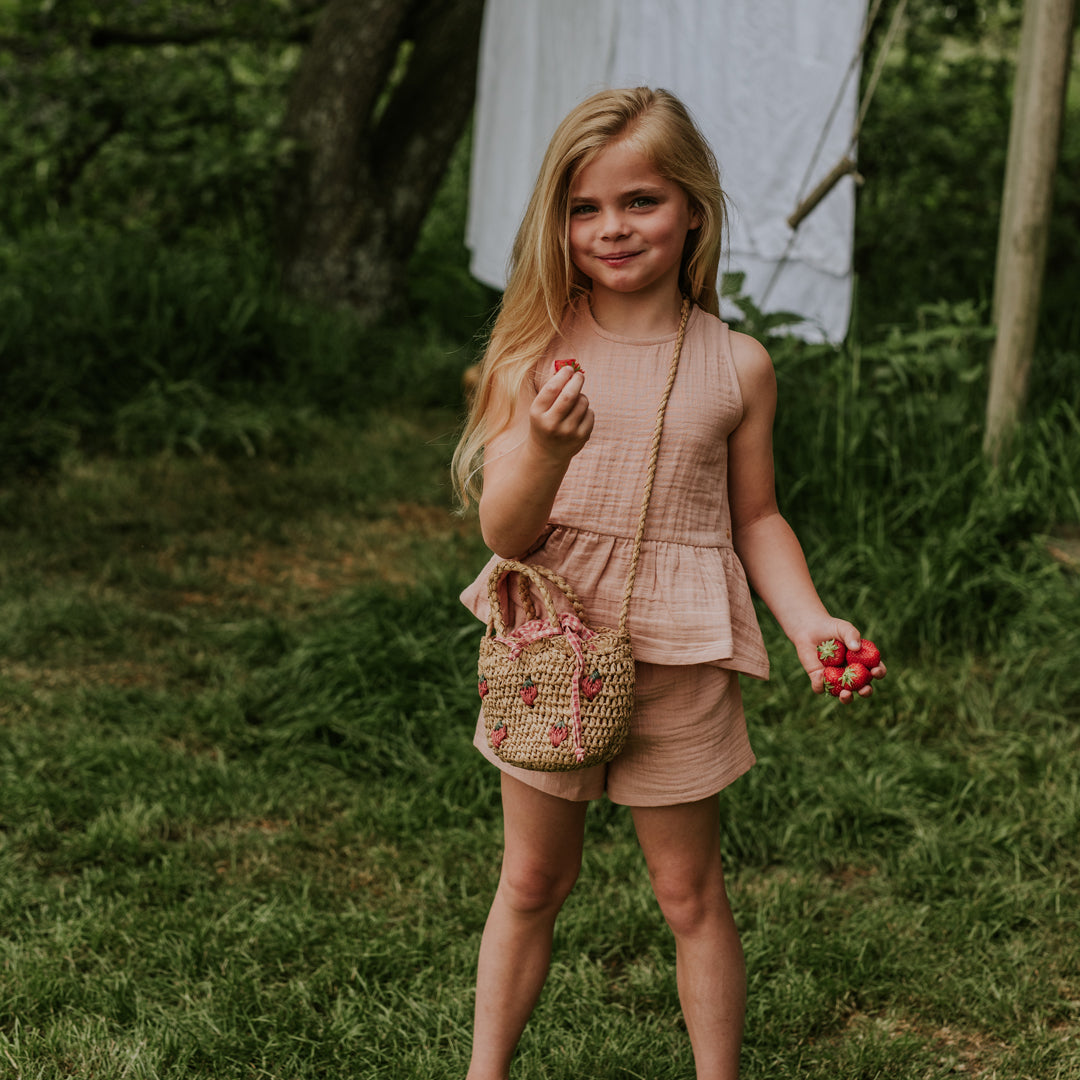 Koko Noko Smokey pink Girls Shorts Set — detailfoto 4