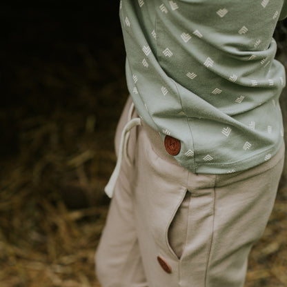Koko Noko T-shirt Sage — detailfoto 4
