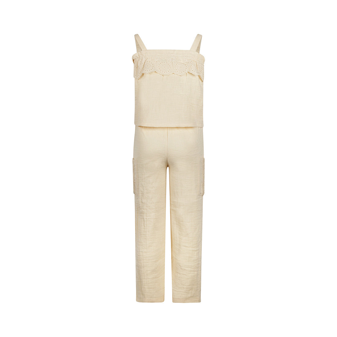 Koko Noko Trousers wide leg Peach — detailfoto 7