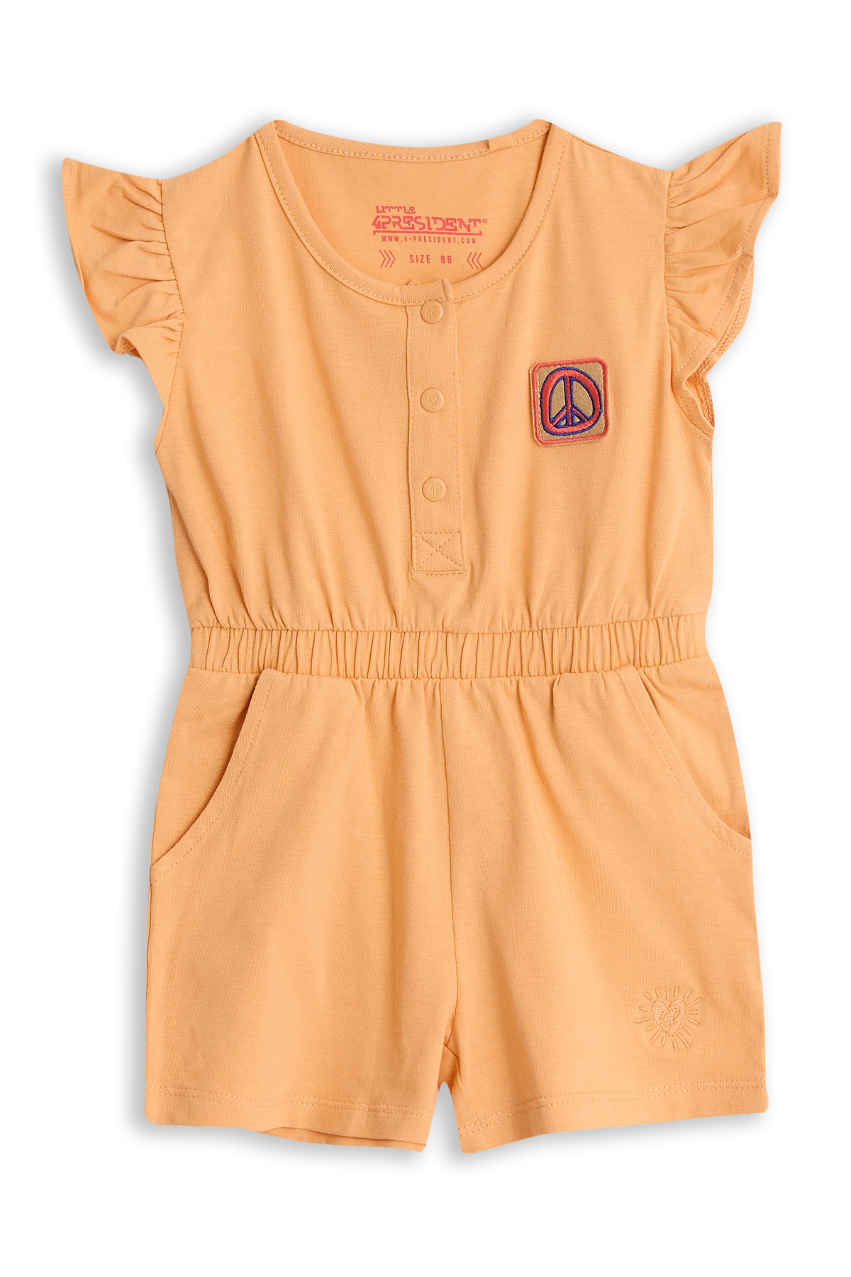 4President playsuit meisjes Peach cobler — detailfoto 2