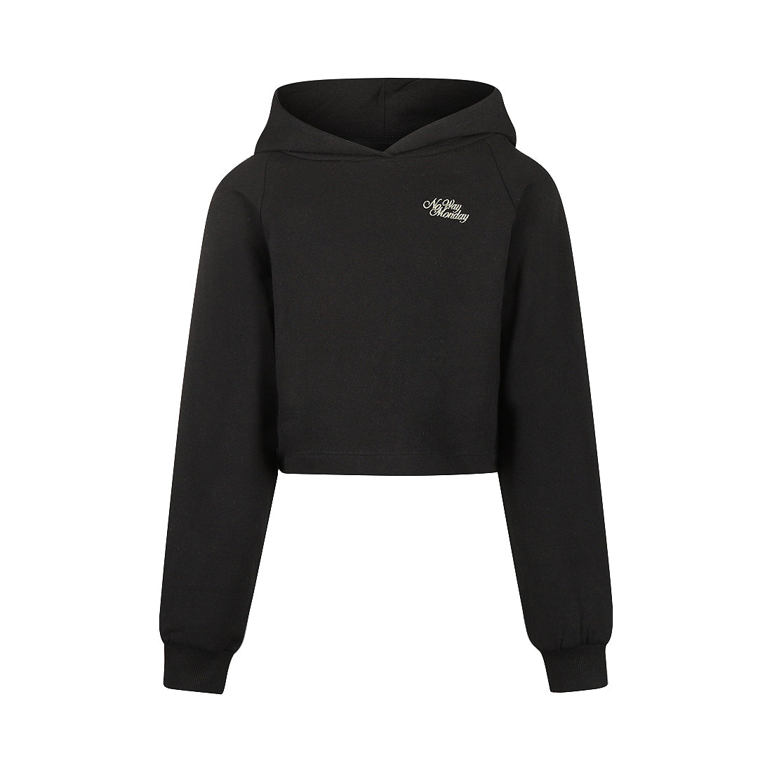 No Way Monday Meisjes Hoodie - Black