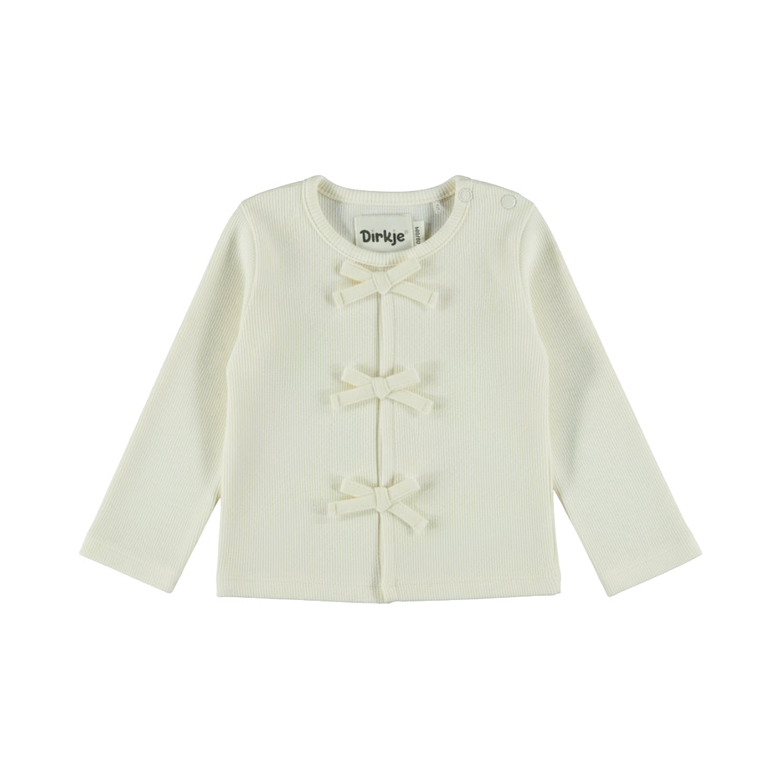 Dirkje Meisjes Longsleeve - Antique white