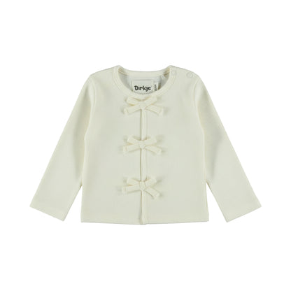 Dirkje Meisjes Longsleeve - Antique white