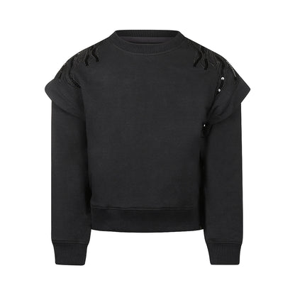 Koko Noko Meisjes Trui - Faded black