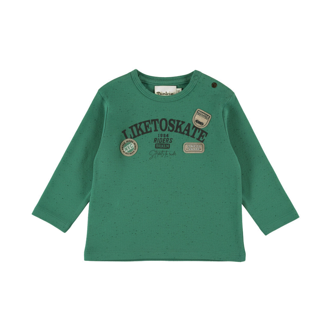 Dirkje Jongens Longsleeve - Green