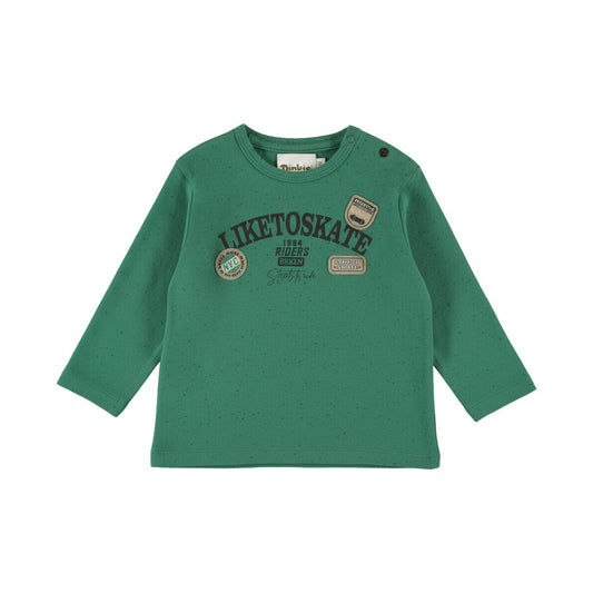 Dirkje Jongens Longsleeve - Green