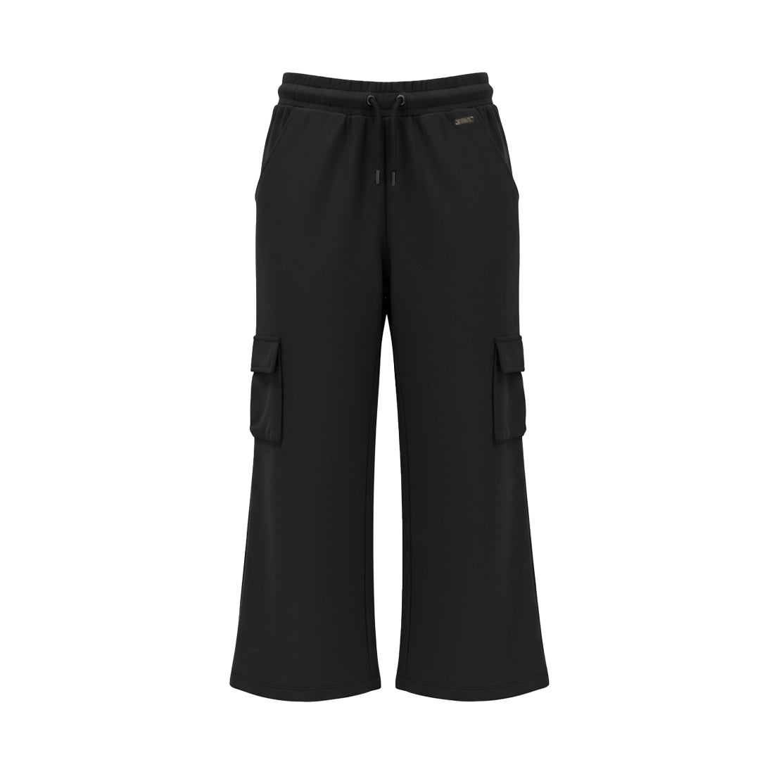 No Way Monday Meisjes Wide Leg Joggingbroek - Black