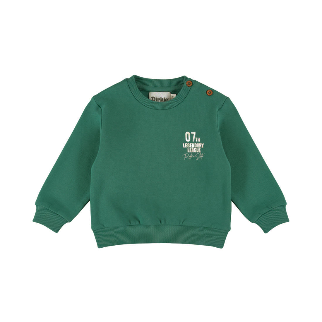 Dirkje Jongens Loose Fit Trui - Green