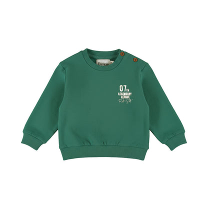 Dirkje Jongens Loose Fit Trui - Green