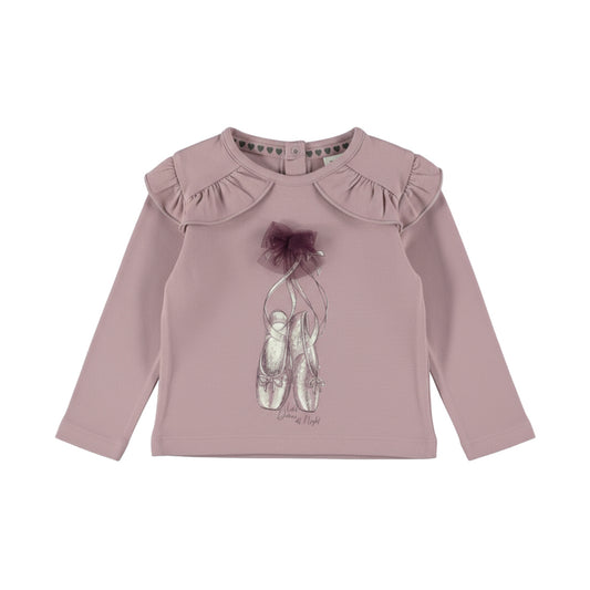 Dirkje Meisjes Longsleeve - Elderberry