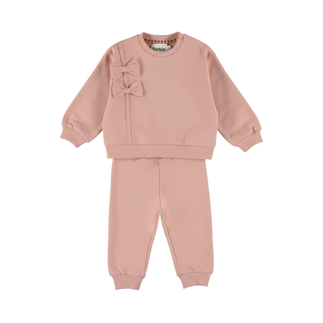 Dirkje Meisjes 2-delige Kledingset - Misty rose