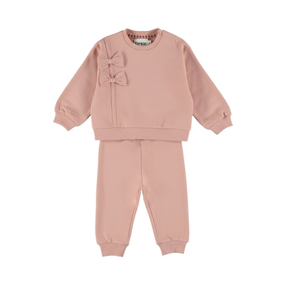 Dirkje Meisjes 2-delige Kledingset - Misty rose