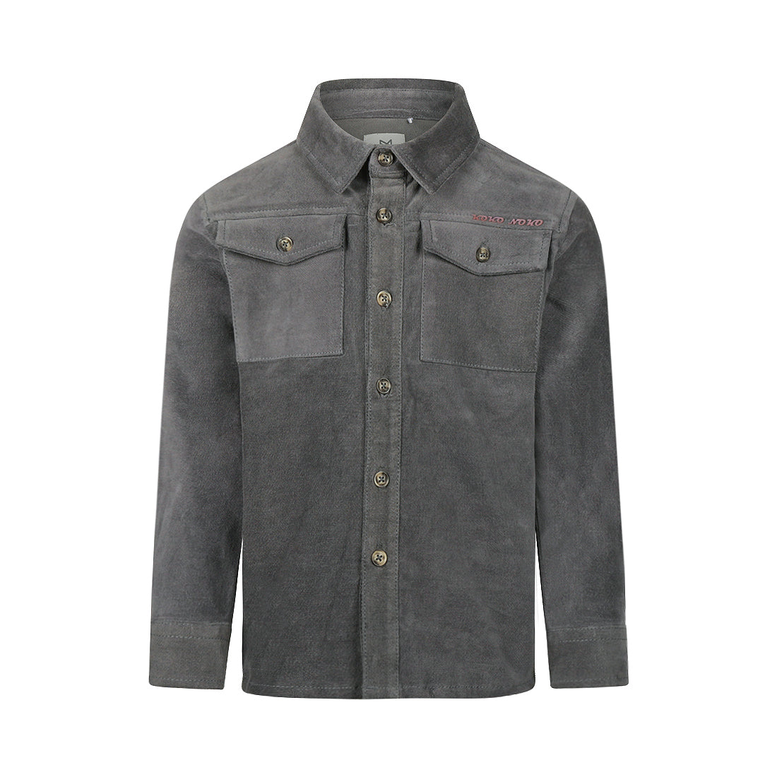 Koko Noko Jongens Shacket - Asphalt
