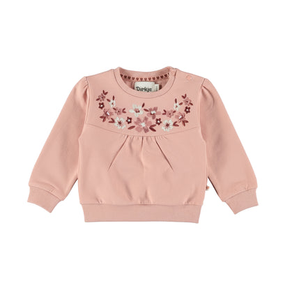 Dirkje Meisjes Trui - Misty rose