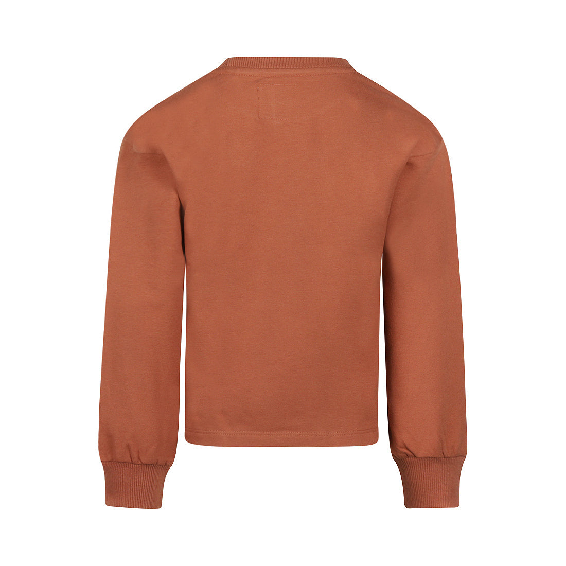 Koko Noko Meisjes Loose Fit Trui - Cedar wood — detailfoto 2