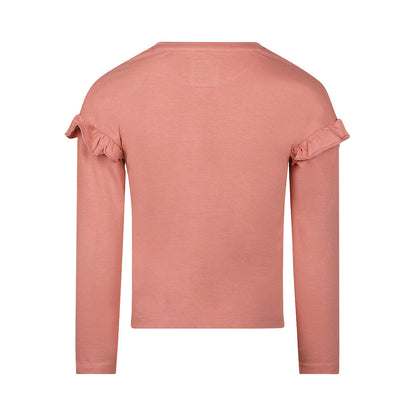 Koko Noko Meisjes Longsleeve - Ash rose — detailfoto 2