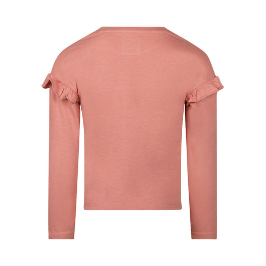 Koko Noko Meisjes Longsleeve - Ash rose — detailfoto 2