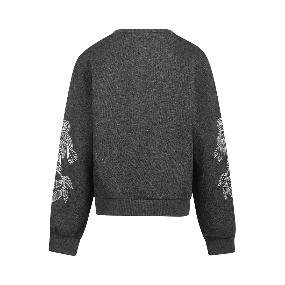 No Way Monday Meisjes Trui - Dark grey melee — detailfoto 2