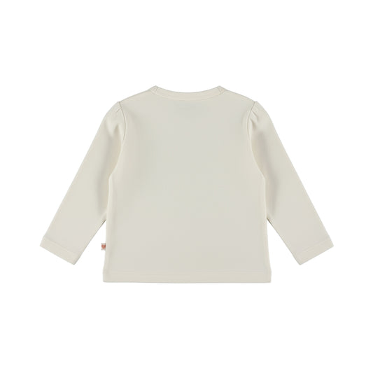 Dirkje Meisjes Hertje Longsleeve - Antique white — detailfoto 2