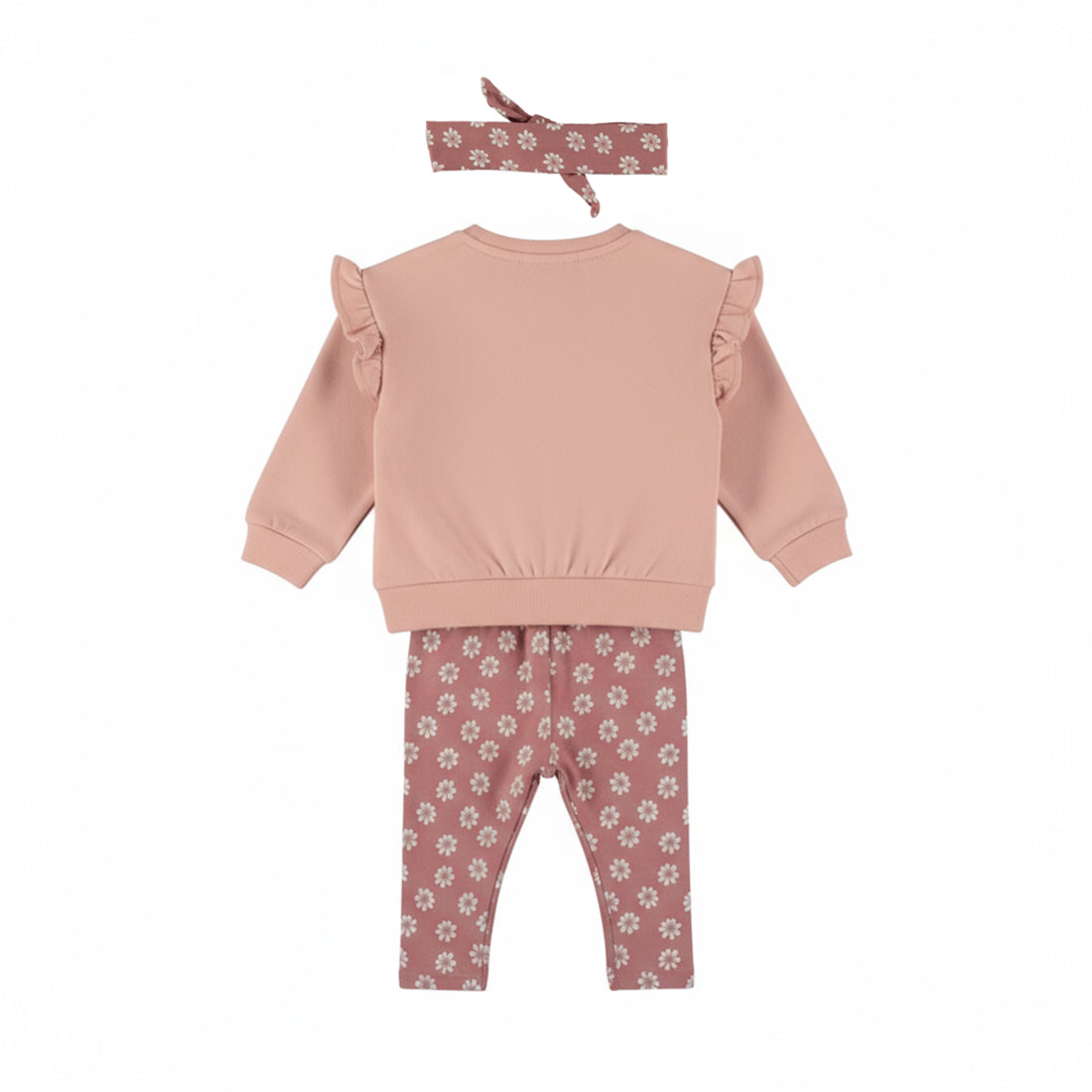 Dirkje Meisjes 3-delige Kledingset - Misty rose — detailfoto 2