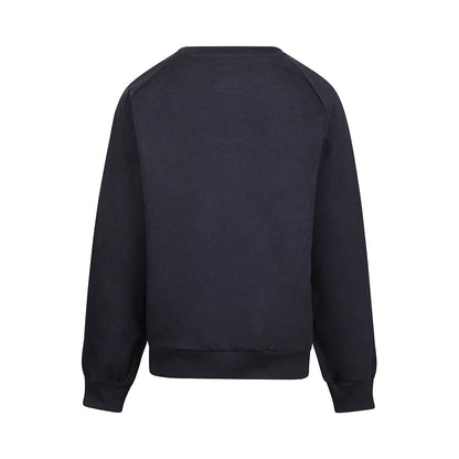 No Way Monday Jongens Loose Fit Trui - Navy — detailfoto 2