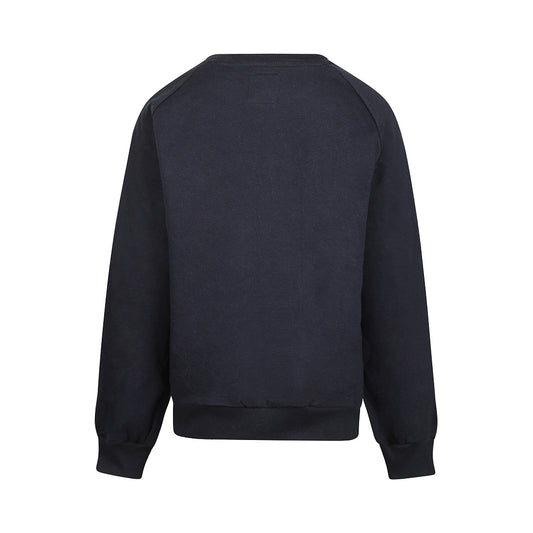 No Way Monday Jongens Loose Fit Trui - Navy — detailfoto 2
