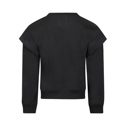 Koko Noko Meisjes Trui - Faded black — detailfoto 2