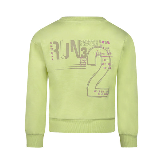 Koko Noko Jongens Trui - Lime — detailfoto 2