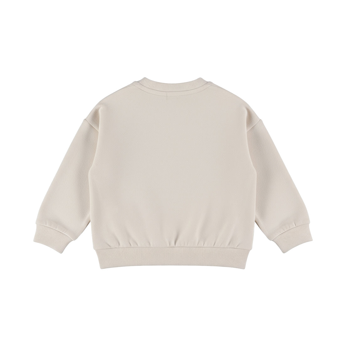 Dirkje Jongens Loose Fit Trui - Whisper White — detailfoto 2