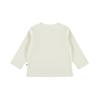 Dirkje Meisjes Schaapje Longsleeve - Antique white — detailfoto 2