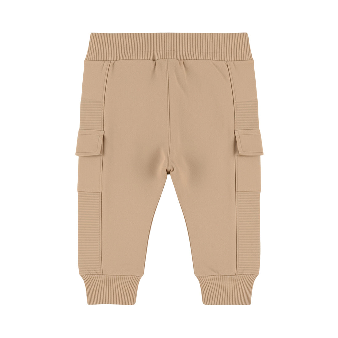 Dirkje Jongens Cargo Joggingbroek - Cornstalk — detailfoto 2