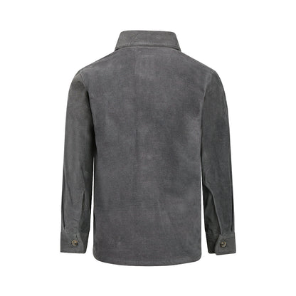 Koko Noko Jongens Shacket - Asphalt — detailfoto 2