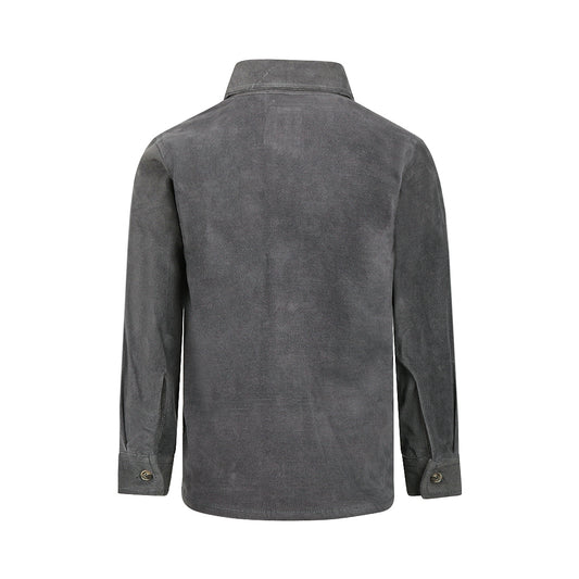 Koko Noko Jongens Shacket - Asphalt — detailfoto 2
