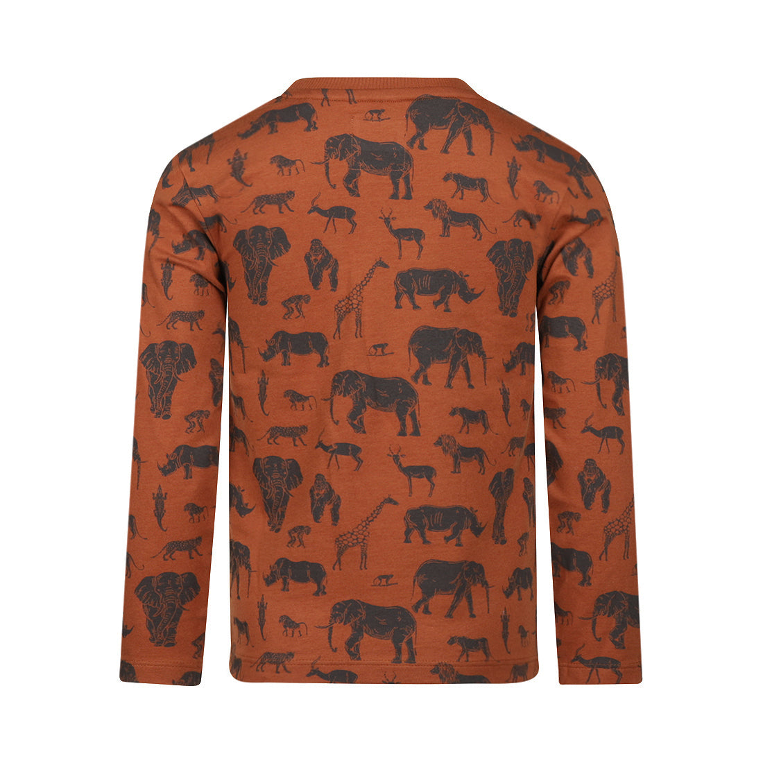 Koko Noko Jongens Longsleeve - Dusty orange — detailfoto 2