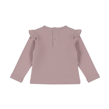 Dirkje Meisjes Longsleeve - Elderberry — detailfoto 2