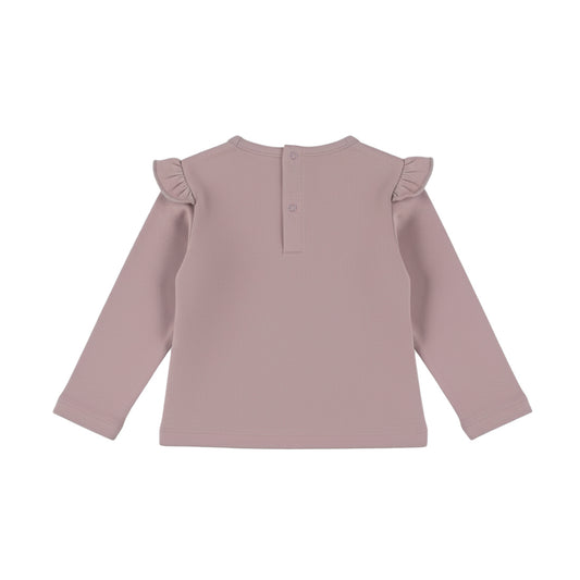 Dirkje Meisjes Longsleeve - Elderberry — detailfoto 2
