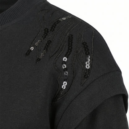 Koko Noko Meisjes Trui - Faded black — detailfoto 3